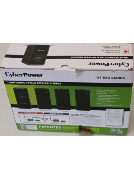 SALE OUT. CyberPower UT650EG Backup UPS Systems | SALE OUT. | CyberPower Backup UPS Systems | UT650EG | 650 VA | 360 W | DAMAGED PACKAGING 3 SALE OUT. CyberPower UT650EG Backup UPS Systems | SALE OUT. | CyberPower Backup UPS Systems | UT650EG | 650 VA | 360 W | DAMAGED PACKAGING 3