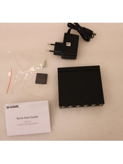 SALE OUT. D-Link DGS-105GL/E 5-Port Gigabit Ethernet Switch | SALE OUT. Ethernet Switch | DGS-105/E | Unmanaged | Desktop | Gigabit Ethernet (copper) ports quantity 5 | 60 month(s) | UNPACKED 2