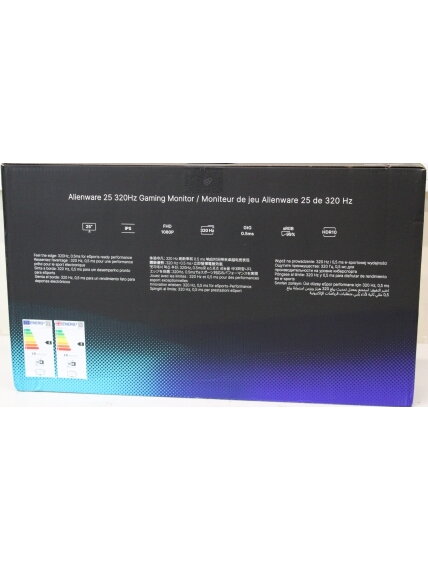 SALE OUT. Dell LCD AW2525HM, 25" IPS FHD/1920x1080/DP,HDMI,USB/Black | SALE OUT. | Dell Alienware AW2525HM | 25 " | Fast IPS | FHD | 16:9 | 320 Hz | 1 ms | 1920 x 1080 pixels | 400 cd/m² | HDMI ports quantity 2 | DAMAGED PACKAGING 1