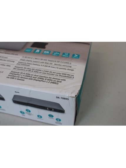 SALE OUT. | Digitus | Thunderbolt™ 3 Dockingstation 8K, USB Type-C™ | Ethernet LAN | Warranty 24 month(s) | DAMAGED PACKAGING, UNPACKED 1 SALE OUT. | Digitus | Thunderbolt™ 3 Dockingstation 8K, USB Type-C™ | Ethernet LAN | Warranty 24 month(s) | DAMAGED PACKAGING, UNPACKED 1