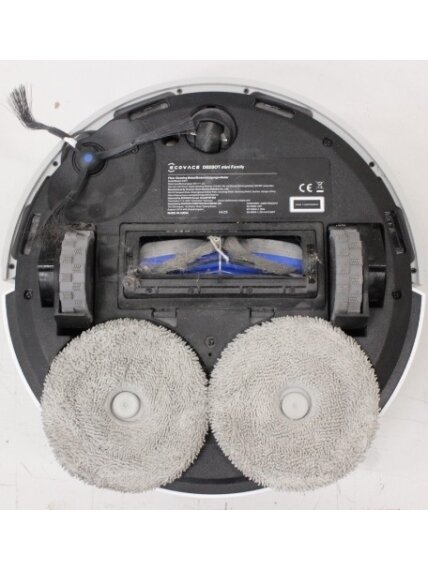 SALE OUT. Ecovacs DEEBOT mini Vacuum cleaner, Robot, Wet&Dry, ZeroTangle Technology, Agile Navigation, White/Blue + Auto-empty station | Ecovacs Robotic Vacuum Cleaner | DEEBOT mini BLUE | Wet&Dry | Li-ion | 3200 mAh | Dust capacity 1.8 L | 8000 Pa | Whit 3