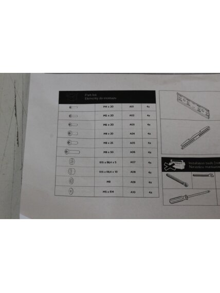 SALE OUT. | EDBAK | Wall mount | 40-75 " | Maximum weight (capacity) 80 kg | DAMAGED PACKAGING, USED, MISSING SCREWS | Black 3