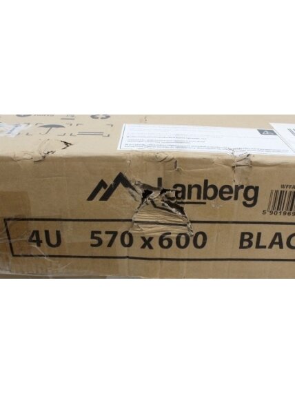 SALE OUT. Lanberg Rack cabinet 19" wall-mounted 4U 600 fast assembly (flat pack), black | SALE OUT. Lanberg Rack cabinet 19" wall-mounted 4U 600 fast assembly (flat pack) | WFFA-5604-10B | Black | DAMAGED PACKAGING, UNPACKED 1 SALE OUT. Lanberg Rack cabinet 19" wall-mounted 4U 600 fast assembly (flat pack), black | SALE OUT. Lanberg Rack cabinet 19" wall-mounted 4U 600 fast assembly (flat pack) | WFFA-5604-10B | Black | DAMAGED PACKAGING, UNPACKED 1
