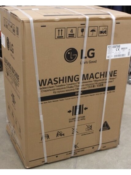 SALE OUT. LG F2X50S9TWB Washing machine, A, Front loading, Washing capacity 9 kg, Depth 47.5 cm, 1200 RPM, White | SALE OUT. Washing machine | F2X50S9TWB | Energy efficiency class A | Front loading | Washing capacity 9 kg | 1200 RPM | Depth 48 cm | Width