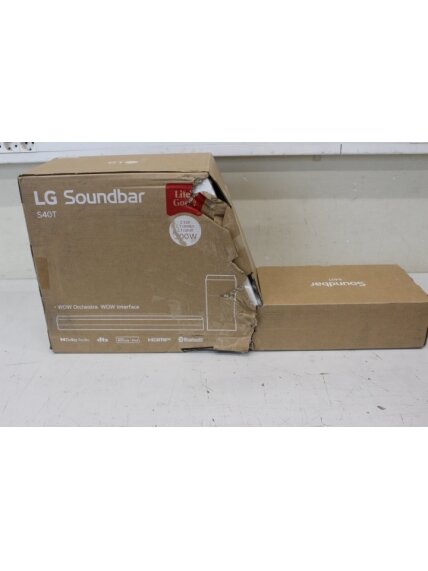SALE OUT. LG Soundbar S40T  for TV 2.1 ch. with Bluetooth | LG Soundbar 2.1 Channel Sound System | S40T | 27 " | IPS | FHD | 16:9 | 60 Hz | 14 ms | 1920 x 1080 | 250 cd/m² | HDMI ports quantity 2 | Black | Warranty 24 month(s) | DAMAGED PACKAGING | Blueto 1