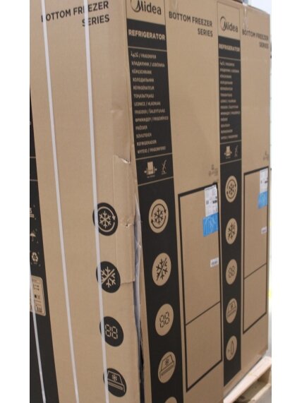 SALE OUT. Midea MDRB548MME46 Refrigerator, E, Freestanding, Combi, Height 186 cm, Fridge net 271L, Freezer net 130L, Grey | Midea Refrigerator | MDRB548MME46 | Energy efficiency class E | Free standing | Combi | Height 186 cm | No Frost system | Fridge ne 1 SALE OUT. Midea MDRB548MME46 Refrigerator, E, Freestanding, Combi, Height 186 cm, Fridge net 271L, Freezer net 130L, Grey | Midea Refrigerator | MDRB548MME46 | Energy efficiency class E | Free standing | Combi | Height 186 cm | No Frost system | Fridge ne 1