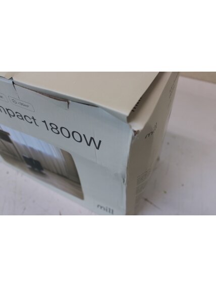 SALE OUT. Mill | Heater | CUS1800MECBA | PTC Fan | 1800 W | Suitable for rooms up to 30 m² | Black | DAMAGED PACKAGING 1