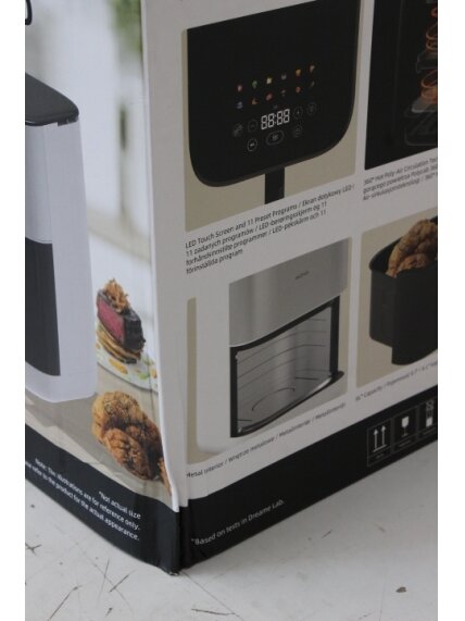 SALE OUT. MOVA FD10 Pro Air Fryer, 6 L, White | MOVA Air Fryer | FD10 Pro | Power 1800 W | Capacity 6 L | White | DAMAGED PACKAGING | 24 month(s) 4 SALE OUT. MOVA FD10 Pro Air Fryer, 6 L, White | MOVA Air Fryer | FD10 Pro | Power 1800 W | Capacity 6 L | White | DAMAGED PACKAGING | 24 month(s) 4