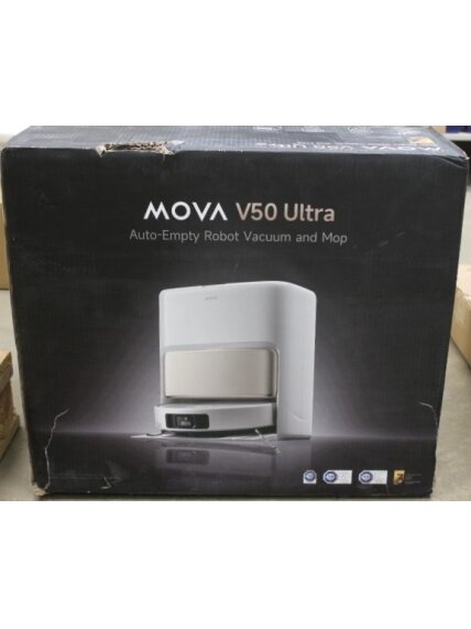 SALE OUT. MOVA V50 Ultra Robot Vacuum, White | MOVA Robot Vacuum | V50 Ultra | Wet&Dry | 6400 mAh | Dust capacity 3.2 L | 24000 Pa | White | DAMAGED PACKAGING | 34 month(s) 3 SALE OUT. MOVA V50 Ultra Robot Vacuum, White | MOVA Robot Vacuum | V50 Ultra | Wet&Dry | 6400 mAh | Dust capacity 3.2 L | 24000 Pa | White | DAMAGED PACKAGING | 34 month(s) 3