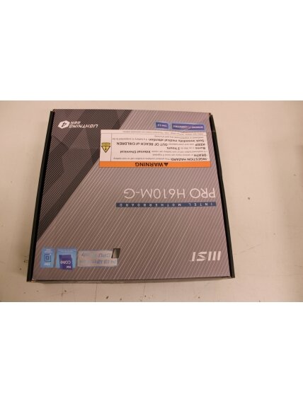 SALE OUT. MSI PRO H610M-G | Processor family Intel | Processor socket LGA1700 | DDR5 | Supported hard disk drive interfaces SATA, M.2 | Number of SATA connectors 4 | DAMAGED PACKAGING SALE OUT. MSI PRO H610M-G | Processor family Intel | Processor socket LGA1700 | DDR5 | Supported hard disk drive interfaces SATA, M.2 | Number of SATA connectors 4 | DAMAGED PACKAGING