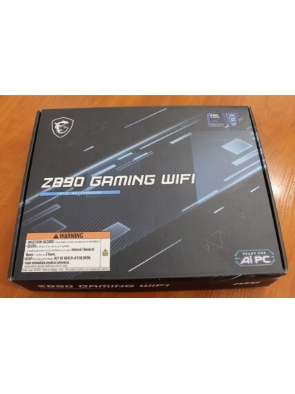 SALE OUT. | MSI Z890 GAMING WIFI | Processor family Intel | Processor socket LGA1851 | DDR5 | Supported hard disk drive interfaces M.2, SATA | Number of SATA connectors 4 | USED, REFURBISHED, WITHOUT ACCESSORIES, ONLY ANTENNA AND BACK PANEL INCLUDED