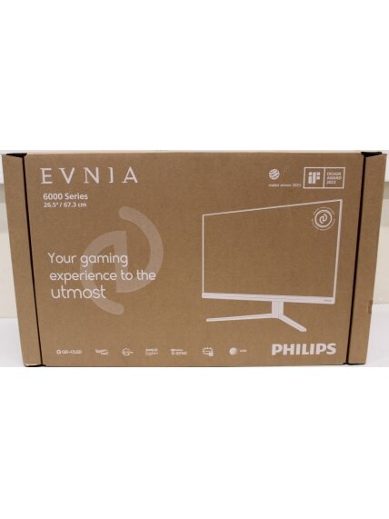 SALE OUT. PHILIPS 27M2N6501L/00 27" 2560x1440/16:9/0.03ms/400cd/m²/HDMI DisplayPort Headphone out | SALE OUT. | Philips 27M2N6501L/00 | 27 " | QD-OLED | 16:9 | 240 Hz | 0.03 ms | 2560 x 1440 pixels | 400 cd/m² | HDMI ports quantity 2 | White | Warranty 24 SALE OUT. PHILIPS 27M2N6501L/00 27" 2560x1440/16:9/0.03ms/400cd/m²/HDMI DisplayPort Headphone out | SALE OUT. | Philips 27M2N6501L/00 | 27 " | QD-OLED | 16:9 | 240 Hz | 0.03 ms | 2560 x 1440 pixels | 400 cd/m² | HDMI ports quantity 2 | White | Warranty 24
