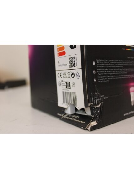 SALE OUT. Philips Hue Hue WCA 6.5W A60 E27, 4pcs pack | E27 | 6.5 W | RGBW 2000-6500K | Bluetooth and Zigbee | DAMAGED PACKAGING 1