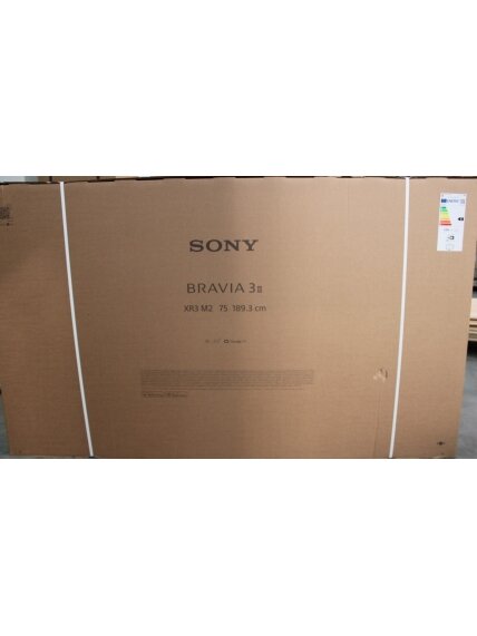 SALE OUT. Sony K75XR35M2 Bravia 7 75" (189cm) 4K Ultra HD Smart Google Mini LED TV | SALE OUT. Sony | TV | K-75XR35M2 Bravia 3 II | 75 | Smart TV | Google TV | UHD | Black | DAMAGED PACKAGING 1 SALE OUT. Sony K75XR35M2 Bravia 7 75" (189cm) 4K Ultra HD Smart Google Mini LED TV | SALE OUT. Sony | TV | K-75XR35M2 Bravia 3 II | 75 | Smart TV | Google TV | UHD | Black | DAMAGED PACKAGING 1