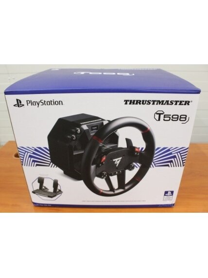 SALE OUT. | Thrustmaster Steering Wheel | T598 | REFURBISHED, WITHOUT MANUALS | Black 1 SALE OUT. | Thrustmaster Steering Wheel | T598 | REFURBISHED, WITHOUT MANUALS | Black 1