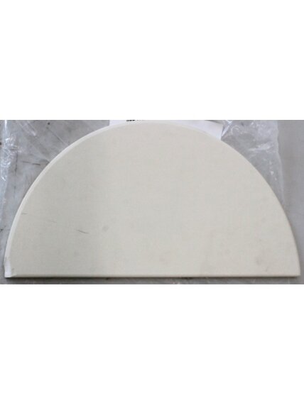 SALE OUT. TunaBone | Half moon pizza stone, 190 mm for Kamado 23/24inch | CHIPPED CORNER SALE OUT. TunaBone | Half moon pizza stone, 190 mm for Kamado 23/24inch | CHIPPED CORNER