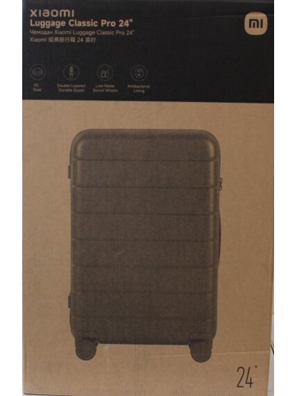 SALE OUT. | Xiaomi | Luggage Classic Pro 24" | Grey | 24 month(s) | DAMAGED PACKAGING AND ITEM BODY (TOP) 1