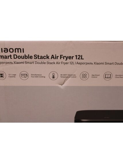 SALE OUT. Xiaomi Smart Double Stack Air Fryer 12L | Power 2800 W | Capacity 12 L | Black | DAMAGED PACKAGING AS DEMO | 24 month(s) 1 SALE OUT. Xiaomi Smart Double Stack Air Fryer 12L | Power 2800 W | Capacity 12 L | Black | DAMAGED PACKAGING AS DEMO | 24 month(s) 1