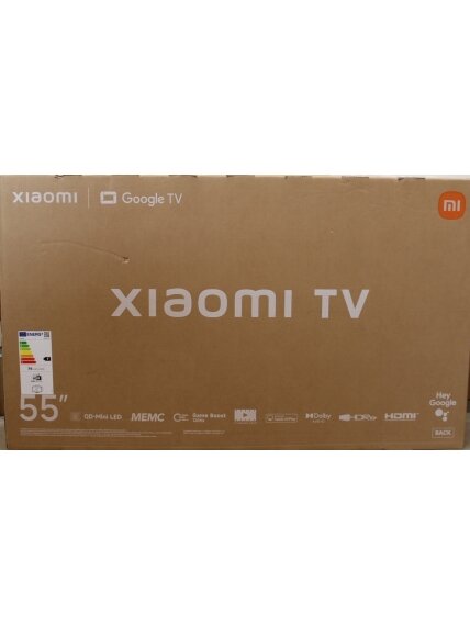 SALE OUT. Xiaomi TV S Mini LED 55 2026 | SALE OUT. Xiaomi S Mini LED 2026 | 55 | Smart TV | Google TV | 4K UHD | Dark Grey | DAMAGED PACKAGING, SCRATCHED BODY (BACK, LEFT SIDE) 2 SALE OUT. Xiaomi TV S Mini LED 55 2026 | SALE OUT. Xiaomi S Mini LED 2026 | 55 | Smart TV | Google TV | 4K UHD | Dark Grey | DAMAGED PACKAGING, SCRATCHED BODY (BACK, LEFT SIDE) 2