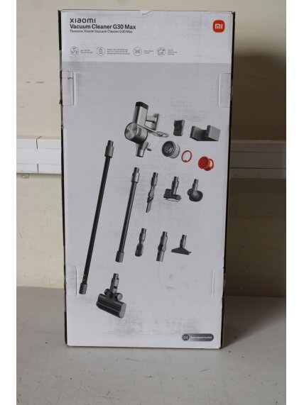 SALE OUT. Xiaomi Vacuum Cleaner | G30 Max EU | Cordless operating | 700 W | 28.8 V | Grey | Warranty 24 month(s) | USED, DIRTY, MISSING INNER PACKAGING, MISSING POWER CHARGER SALE OUT. Xiaomi Vacuum Cleaner | G30 Max EU | Cordless operating | 700 W | 28.8 V | Grey | Warranty 24 month(s) | USED, DIRTY, MISSING INNER PACKAGING, MISSING POWER CHARGER