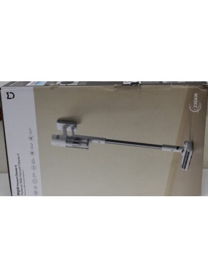 SALE OUT. | Xiaomi Vacuum Cleaner | Mijia 4 EU | Cordless operating | 600 W | 29.6 V | Operating time (max) 90 min | White | Warranty 24 month(s) | DAMAGED PACKAGING SALE OUT. | Xiaomi Vacuum Cleaner | Mijia 4 EU | Cordless operating | 600 W | 29.6 V | Operating time (max) 90 min | White | Warranty 24 month(s) | DAMAGED PACKAGING
