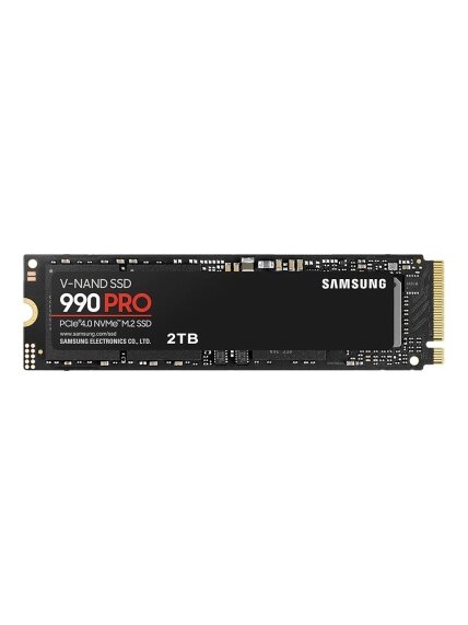 Samsung | 990 PRO | 2000 GB | SSD form factor M.2 2280 | Solid-state drive interface PCIe Gen4x4 | Read speed 7450 MB/s | Write speed 6900 MB/s Samsung | 990 PRO | 2000 GB | SSD form factor M.2 2280 | Solid-state drive interface PCIe Gen4x4 | Read speed 7450 MB/s | Write speed 6900 MB/s