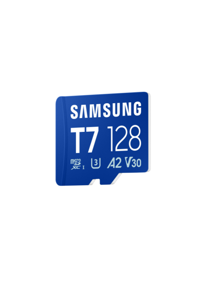 Samsung MicroSD card | T7 | 128 GB | microSDXC | Flash memory class U3, V30, A2 2 Samsung MicroSD card | T7 | 128 GB | microSDXC | Flash memory class U3, V30, A2 2
