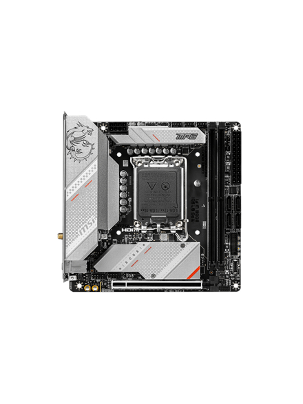 SALE OUT. MSI MPG B760I EDGE WIFI | Processor family Intel | Processor socket LGA1700 | DDR5 DIMM | Memory slots 2 | Supported hard disk drive interfaces SATA, M.2 | Number of SATA connectors 4 | Chipset Intel B760 | Mini-ITX | REFURBISHED, WITHOUT ORIGI SALE OUT. MSI MPG B760I EDGE WIFI | Processor family Intel | Processor socket LGA1700 | DDR5 DIMM | Memory slots 2 | Supported hard disk drive interfaces SATA, M.2 | Number of SATA connectors 4 | Chipset Intel B760 | Mini-ITX | REFURBISHED, WITHOUT ORIGI