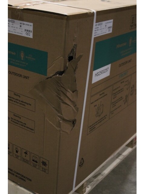 SALE OUT. Hisense Hi-Therma 14 kw heat pump Split type Outdoor unit | Hisense | AHW-140HEDS1 | Hi-Therma 14 kw heat pump Split type Outdoor unit | DAMAGED PACKAGING, BENT GRID PARTS