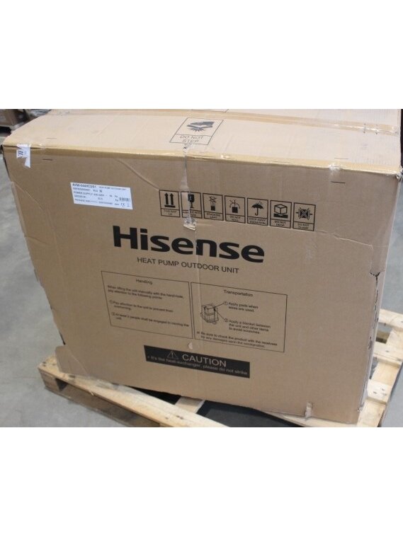 SALE OUT. Hisense Hi-Therma 4,4 kw heat pump Split type Outdoor unit | Hisense AHW-044HCDS1 | Hi-Therma 4.4 kw heat pump Split type Outdoor unit | DAMAGED PACKAGING, DENT ON TOP, BENT RADIATOR GRILLES 2 SALE OUT. Hisense Hi-Therma 4,4 kw heat pump Split type Outdoor unit | Hisense AHW-044HCDS1 | Hi-Therma 4.4 kw heat pump Split type Outdoor unit | DAMAGED PACKAGING, DENT ON TOP, BENT RADIATOR GRILLES 2