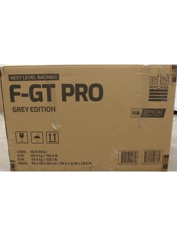 SALE OUT. | F-GT Pro Formula and GT Grey Edition | Racing Simulator Cockpit | Steel | Grey | DAMAGED PACKAGING AND MANUAL, SCRATCHED, MOUNTING MARKS, MISSING SCREWS (M6 16MM, M8 80MM), WASHERS (M6) AND ALLEN KEYS (4, 5, 6MM) | 24 month(s) SALE OUT. | F-GT Pro Formula and GT Grey Edition | Racing Simulator Cockpit | Steel | Grey | DAMAGED PACKAGING AND MANUAL, SCRATCHED, MOUNTING MARKS, MISSING SCREWS (M6 16MM, M8 80MM), WASHERS (M6) AND ALLEN KEYS (4, 5, 6MM) | 24 month(s)