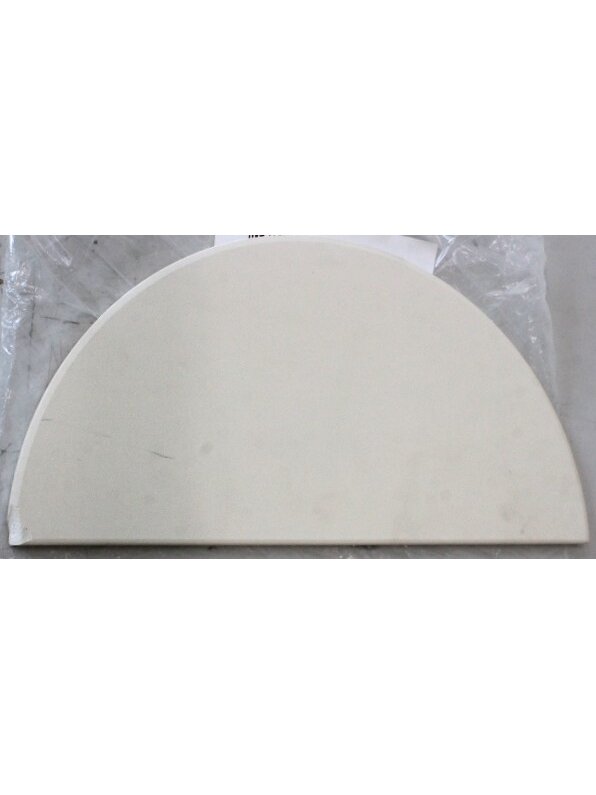 SALE OUT. TunaBone | Half moon pizza stone, 190 mm for Kamado 23/24inch | CHIPPED CORNER SALE OUT. TunaBone | Half moon pizza stone, 190 mm for Kamado 23/24inch | CHIPPED CORNER