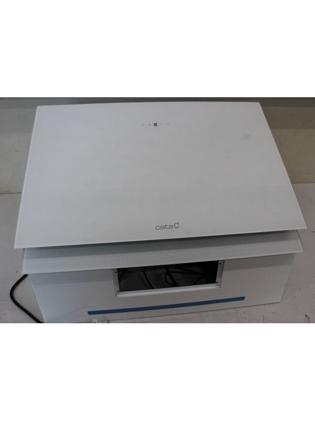 SALE OUT. CATA Hood | THALASSA PRO 60 GWH | Wall mounted | Energy efficiency class A+++ | Width 60 cm | 842 m³/h | Electronic | LED | White Glass | UNPACKED, DENT CORPUS ON BACK 3 SALE OUT. CATA Hood | THALASSA PRO 60 GWH | Wall mounted | Energy efficiency class A+++ | Width 60 cm | 842 m³/h | Electronic | LED | White Glass | UNPACKED, DENT CORPUS ON BACK 3