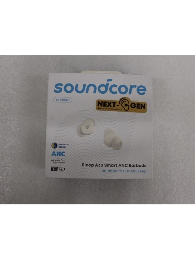 SALE OUT. Anker Soundcore Smart ANC Sleep Earbuds with AI Brainwave Audio | Sleep A30 | Bluetooth | ANC | White | DEMO 1 SALE OUT. Anker Soundcore Smart ANC Sleep Earbuds with AI Brainwave Audio | Sleep A30 | Bluetooth | ANC | White | DEMO 1
