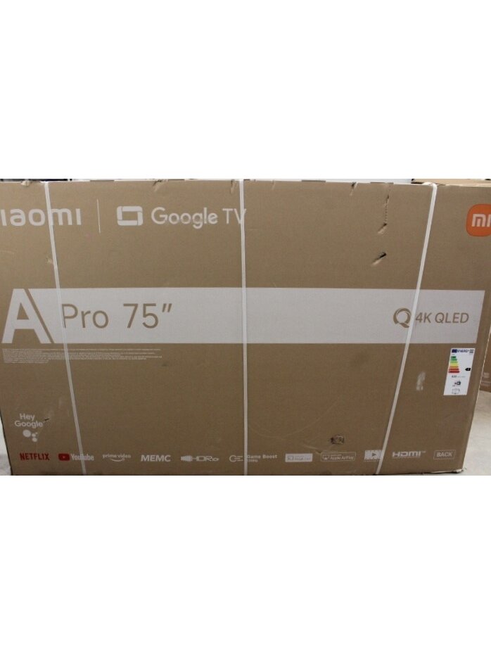 SALE OUT. Xiaomi QLED TV A Pro 2026 75" | SALE OUT. Xiaomi QLED TV A Pro 2026 | 75 | Smart TV | Google TV | 4K UHD | DAMAGED PACKAGING SALE OUT. Xiaomi QLED TV A Pro 2026 75" | SALE OUT. Xiaomi QLED TV A Pro 2026 | 75 | Smart TV | Google TV | 4K UHD | DAMAGED PACKAGING