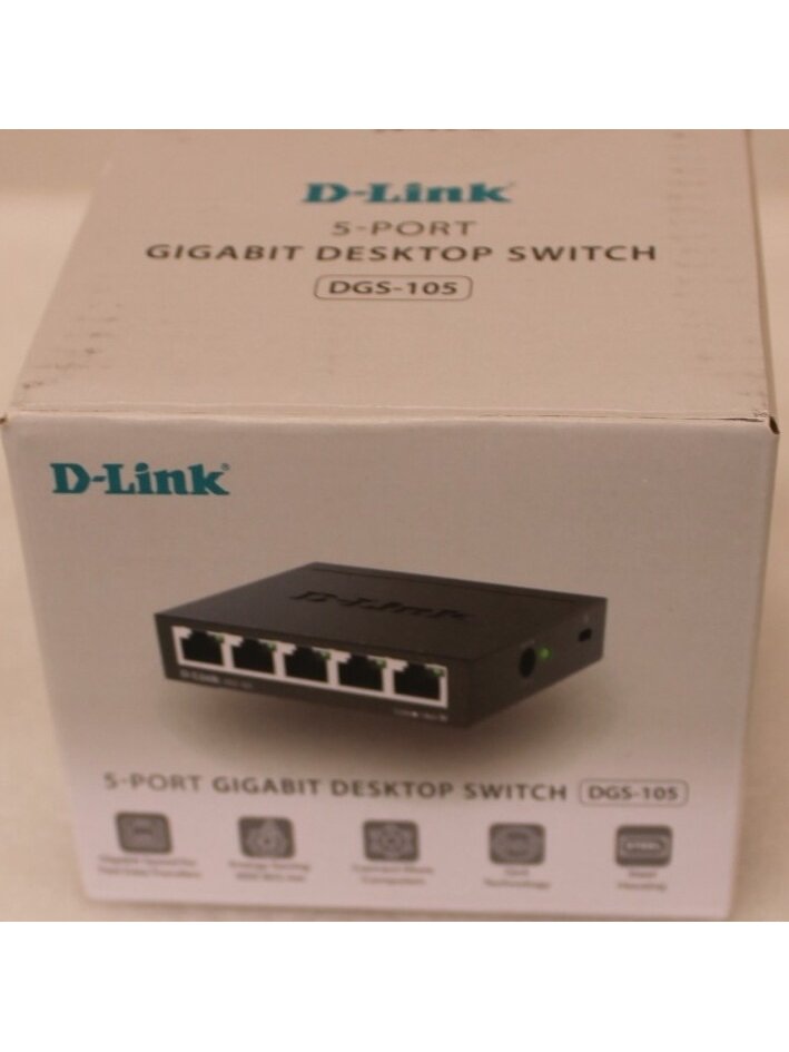 SALE OUT. D-Link DGS-105GL/E 5-Port Gigabit Ethernet Switch | SALE OUT. Ethernet Switch | DGS-105/E | Unmanaged | Desktop | Gigabit Ethernet (copper) ports quantity 5 | 60 month(s) | UNPACKED
