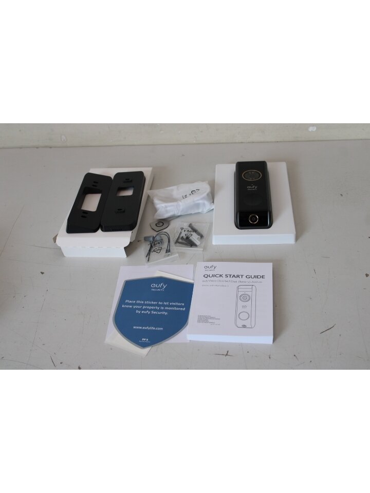 SALE OUT. Anker Eufy Doorbell 2 Pro, Black | SALE OUT. Anker Eufy Doorbell 2 Pro | UNPACKED, SCRATCHED TOP 2