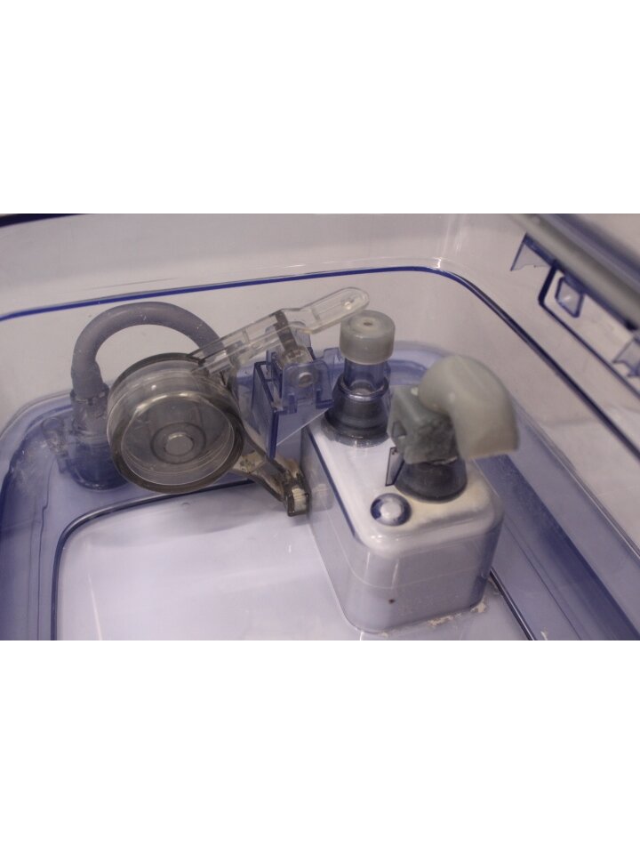 SALE OUT. Ecovacs DEEBOT mini Vacuum cleaner, Robot, Wet&Dry, ZeroTangle Technology, Agile Navigation, White/Blue + Auto-empty station | Ecovacs Robotic Vacuum Cleaner | DEEBOT mini BLUE | Wet&Dry | Li-ion | 3200 mAh | Dust capacity 1.8 L | 8000 Pa | Whit 2