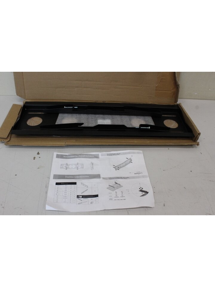 SALE OUT. | EDBAK | Wall mount | 40-75 " | Maximum weight (capacity) 80 kg | DAMAGED PACKAGING, USED, MISSING SCREWS | Black 2