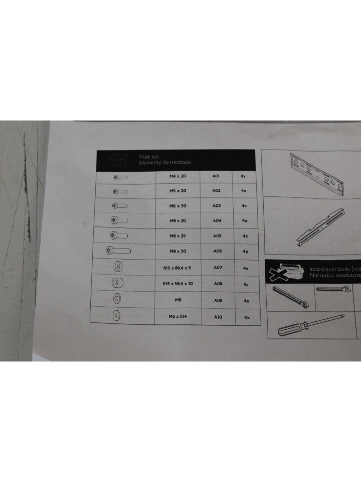 SALE OUT. | EDBAK | Wall mount | 40-75 " | Maximum weight (capacity) 80 kg | DAMAGED PACKAGING, USED, MISSING SCREWS | Black 3