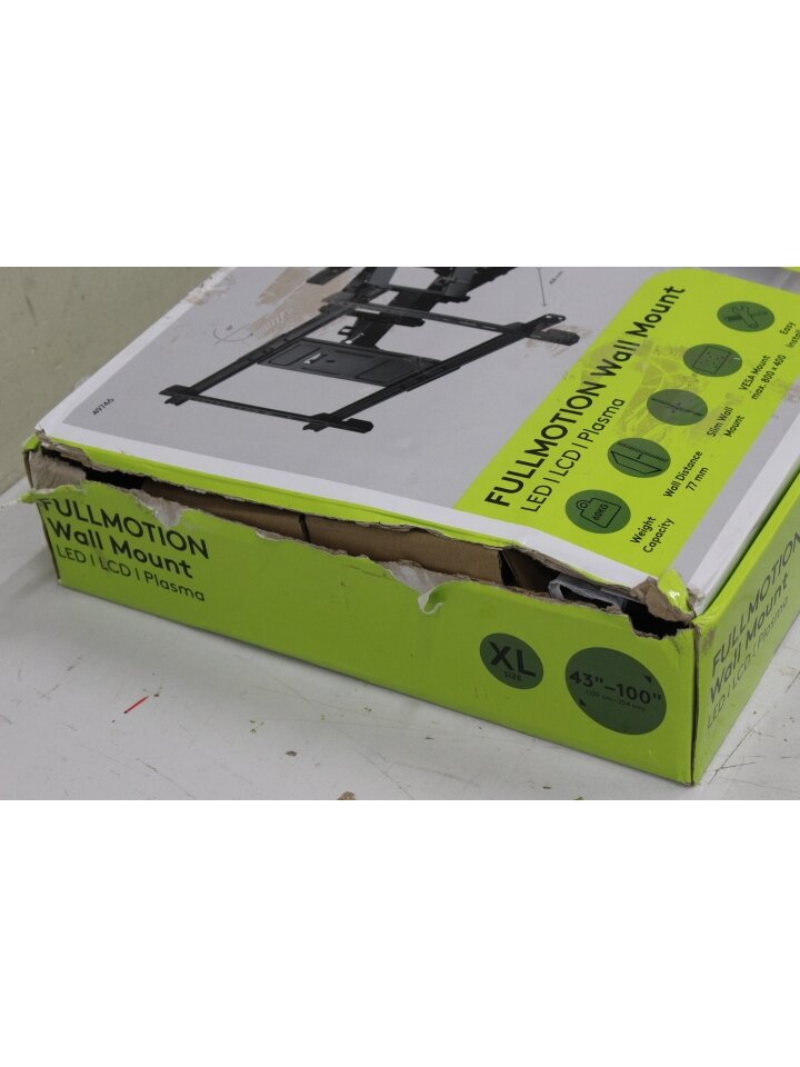 SALE OUT. Goobay TV wall mount Pro FULLMOTION (XL), Black | Goobay Wall mount | TV wall mount Pro FULLMOTION, XL | 43-100 " | Maximum weight (capacity) 60 kg | DAMAGED PACKAGING AND TEMPLATE, SCRATCHED | Black 10 SALE OUT. Goobay TV wall mount Pro FULLMOTION (XL), Black | Goobay Wall mount | TV wall mount Pro FULLMOTION, XL | 43-100 " | Maximum weight (capacity) 60 kg | DAMAGED PACKAGING AND TEMPLATE, SCRATCHED | Black 10