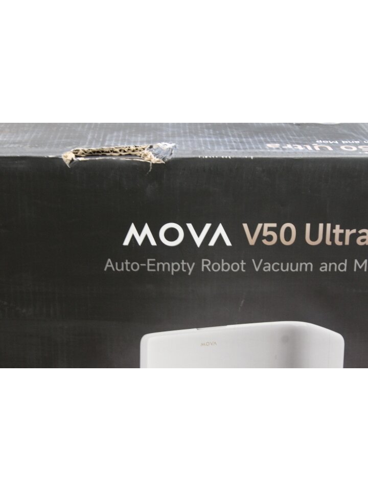 SALE OUT. MOVA V50 Ultra Robot Vacuum, White | MOVA Robot Vacuum | V50 Ultra | Wet&Dry | 6400 mAh | Dust capacity 3.2 L | 24000 Pa | White | DAMAGED PACKAGING | 34 month(s) 5