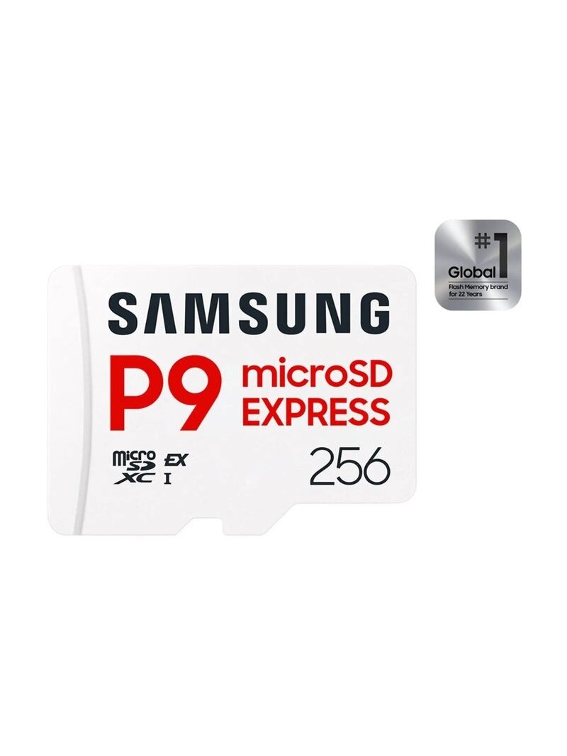 Samsung P9 Express | MicroSD Card | 256 GB | microSDXC | Flash memory class U3, V30, A1