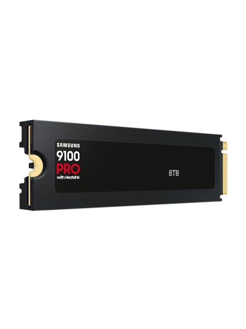 Samsung SSD | 9100 PRO With Heatsink | 8000 GB | SSD form factor M.2 2280 | Solid-state drive interface PCIe 5.0 x4, NVMe 2.0 | Read speed 14800 MB/s | Write speed 13400 MB/s 3 Samsung SSD | 9100 PRO With Heatsink | 8000 GB | SSD form factor M.2 2280 | Solid-state drive interface PCIe 5.0 x4, NVMe 2.0 | Read speed 14800 MB/s | Write speed 13400 MB/s 3