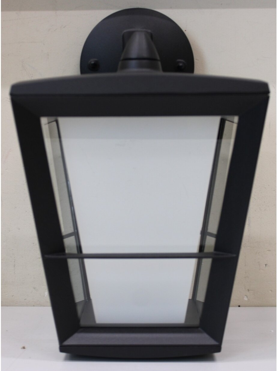 SALE OUT. | Philips Hue WCA Econic Outdoor Wall Lantern | 15 W | 2000-6500 Hue White Colour Ambiance | DAMAGED PACKAGING | 24 month(s) 1 SALE OUT. | Philips Hue WCA Econic Outdoor Wall Lantern | 15 W | 2000-6500 Hue White Colour Ambiance | DAMAGED PACKAGING | 24 month(s) 1
