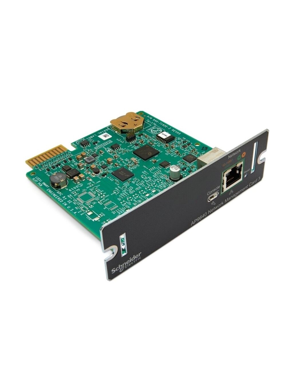 Schneider Electric Device monitoring and control, network management cards, NMC3, secure remote UPS monitoring and control | AP9640 2