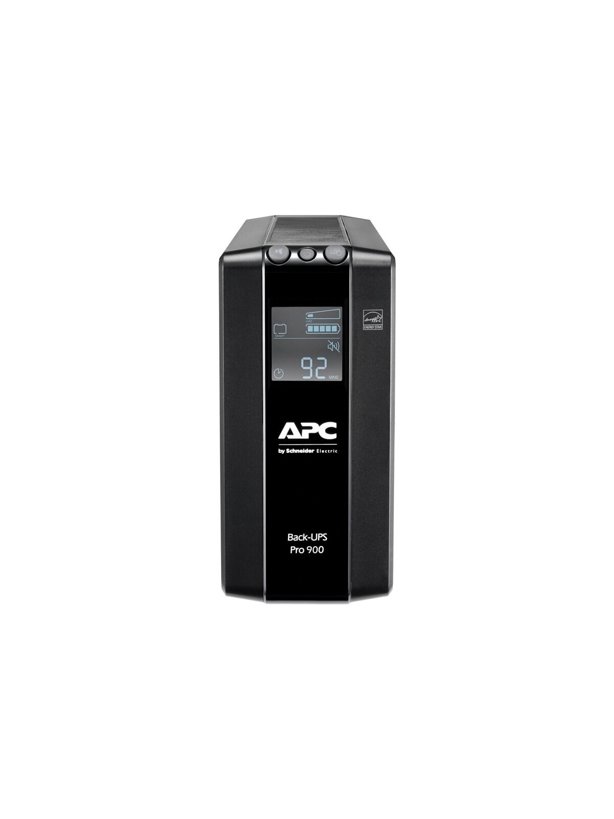 Schneider Electric APC Back-UPS Pro, Tower, 6x IEC C13 outlets, AVR, LCD, user-replaceable battery | BR900MI | 900 VA | 540 W | 230 V 2