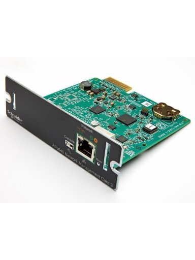 Schneider Electric Device monitoring and control, network management cards, NMC3, secure remote UPS monitoring and control | AP9640 Schneider Electric Device monitoring and control, network management cards, NMC3, secure remote UPS monitoring and control | AP9640