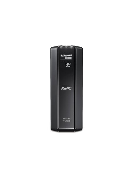 Schneider Electric APC Back-UPS Pro, Tower, 10x IEC C13 outlets, AVR, LCD, user-replaceable battery | BR1500GI | 1500 VA | 865 W | 230 V 1