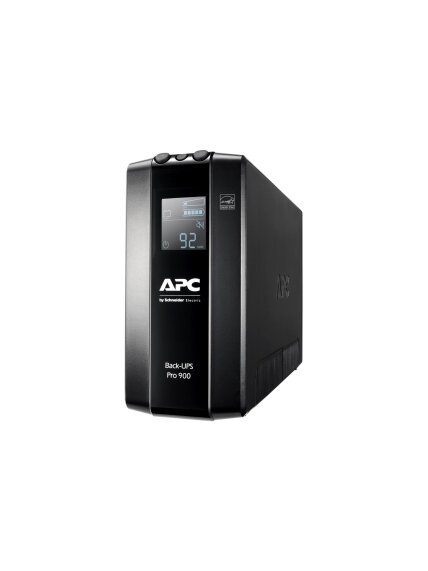 Schneider Electric APC Back-UPS Pro, Tower, 6x IEC C13 outlets, AVR, LCD, user-replaceable battery | BR900MI | 900 VA | 540 W | 230 V